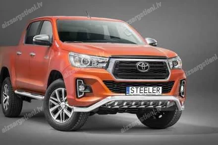 STEELER PRIEKŠĒJAIS ZEMAIS AIZSARGSTIENIS AR AIZSARGRIBĀM TOYOTA Hilux