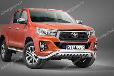 STEELER PRIEKŠĒJAIS ZEMAIS AIZSARGSTIENIS AR AIZSARGPLĀKSNI TOYOTA Hilux