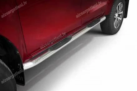 STEELER ROUND SIDE BARS WITH PLASTIC FOOTSTEPS