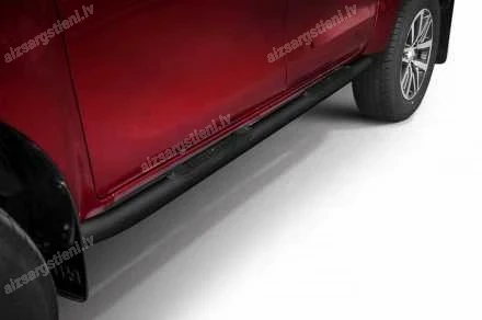 STEELER ROUND SIDE BARS WITH PLASTIC FOOTSTEPS