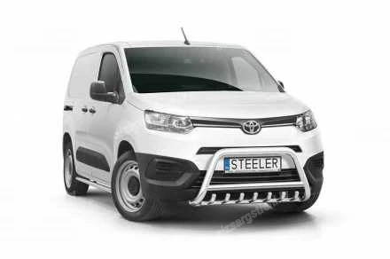 STEELER PRIEKŠĒJAIS A FORMAS AIZSARGSTIENIS AR ŠĶĒRSSTIENI UN AIZSARGRIBĀM TOYOTA Proace City / City Verso