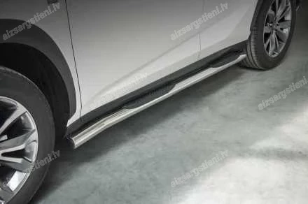 STEELER ROUND SIDE BARS WITH PLASTIC FOOTSTEPS