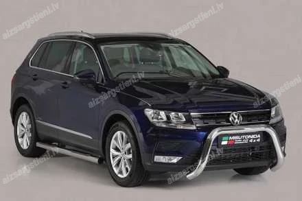 MISUTONIDA ROUND SIDE BARS WITH PLASTIC FOOTSTEPS VOLKSWAGEN Tiguan