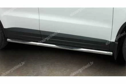 STEELER ROUND SIDE BARS WITH PLASTIC FOOTSTEPS