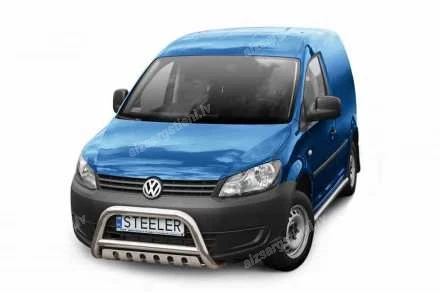 STEELER PRIEKŠĒJAIS A FORMAS AIZSARGSTIENIS AR ŠĶĒRSSTIENI UN AIZSARGPLĀKSNI VOLKSWAGEN Caddy