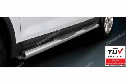 STEELER ROUND SIDE BARS WITH PLASTIC FOOTSTEPS