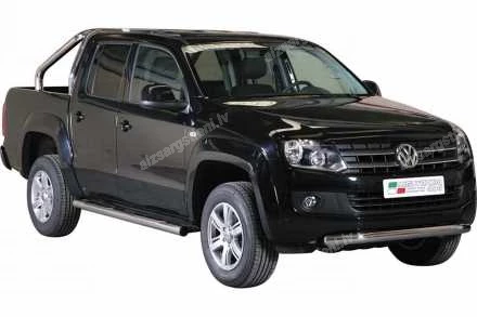 MISUTONIDA ROUND SIDE BARS WITH PLASTIC FOOTSTEPS VOLKSWAGEN Amarok