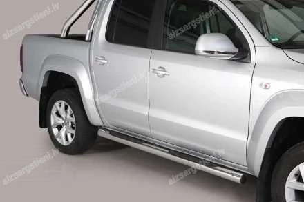 MISUTONIDA ROUND SIDE BARS WITH PLASTIC FOOTSTEPS VOLKSWAGEN Amarok