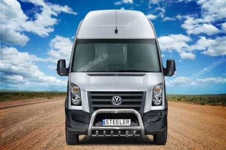 STEELER PRIEKŠĒJAIS A FORMAS AIZSARGSTIENIS AR ŠĶĒRSSTIENI UN AIZSARGRIBĀM VOLKSWAGEN Crafter
