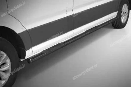 STEELER ROUND SIDE BARS WITH PLASTIC FOOTSTEPS