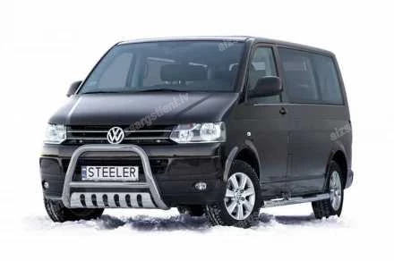 STEELER PRIEKŠĒJAIS A FORMAS AIZSARGSTIENIS AR ŠĶĒRSSTIENI UN AIZSARGPLĀKSNI VOLKSWAGEN T5