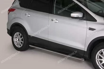 MISUTONIDA OVAL SIDE BARS WITH PLASTIC FOOTSTEPS FORD Kuga