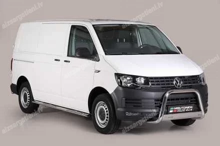 MISUTONIDA OVAL SIDE BARS WITH INTEGRATED PLASTIC FOOTSTEPS VOLKSWAGEN T6, VOLKSWAGEN T6.1