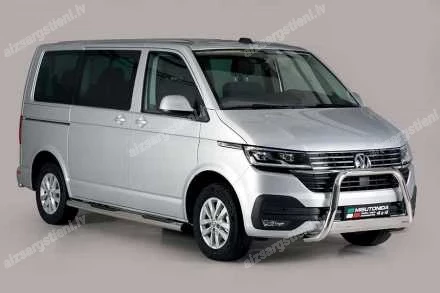 MISUTONIDA ROUND SIDE BARS WITH PLASTIC FOOTSTEPS VOLKSWAGEN T6, VOLKSWAGEN T6.1