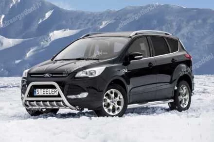 STEELER PRIEKŠĒJAIS A FORMAS AIZSARGSTIENIS AR ŠĶĒRSSTIENI UN AIZSARGRIBĀM FORD Kuga