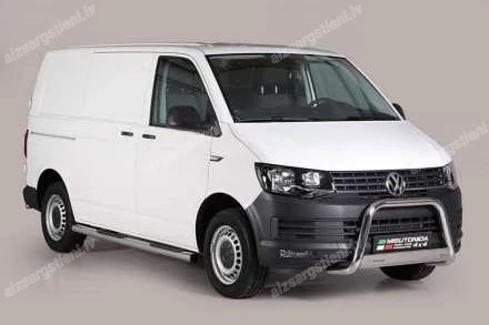 MISUTONIDA ROUND SIDE BARS WITH PLASTIC FOOTSTEPS VOLKSWAGEN T6, VOLKSWAGEN T6.1