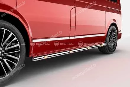 METEC ROUND SIDE PROTECTION BARS WITH ADDITIONAL LED BODY LIGHTS (L2 WHEELBASE)
