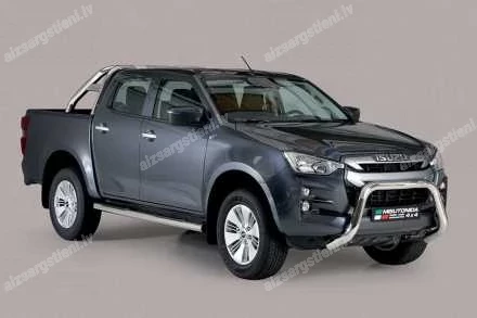 MISUTONIDA ROUND SIDE BARS WITH PLASTIC FOOTSTEPS ISUZU D-Max