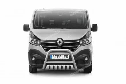 STEELER PRIEKŠĒJAIS A FORMAS AIZSARGSTIENIS AR ŠĶĒRSSTIENI UN AIZSARGPLĀKSNI RENAULT Trafic