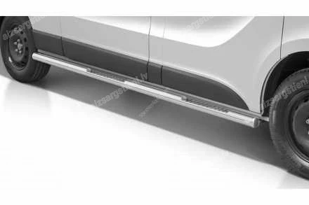 STEELER ROUND SIDE BARS WITH INTEGRATED FOOTSTEPS
