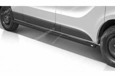 STEELER ROUND SIDE BARS WITH INTEGRATED FOOTSTEPS