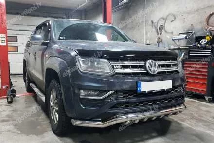 STEELER PRIEKŠĒJAIS ZEMAIS AIZSARGSTIENIS AR AIZSARGRIBĀM VOLKSWAGEN Amarok
