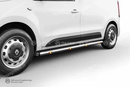 METEC ROUND SIDE PROTECTION BARS WITH ADDITIONAL LED BODY LIGHTS