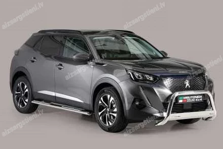 MISUTONIDA OVAL SIDE BARS WITH INTEGRATED PLASTIC FOOTSTEPS PEUGEOT 2008
