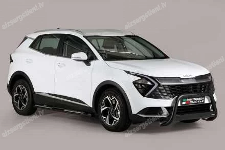 MISUTONIDA OVAL SIDE BARS WITH INTEGRATED PLASTIC FOOTSTEPS KIA Sportage