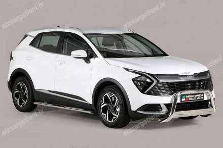 MISUTONIDA OVAL SIDE BARS WITH INTEGRATED PLASTIC FOOTSTEPS KIA Sportage