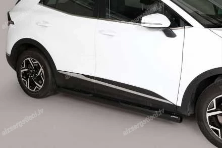 MISUTONIDA ROUND SIDE BARS WITH PLASTIC FOOTSTEPS KIA Sportage
