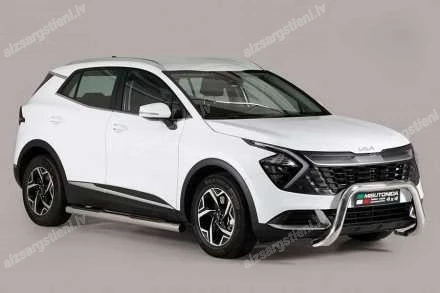 MISUTONIDA ROUND SIDE BARS WITH PLASTIC FOOTSTEPS KIA Sportage