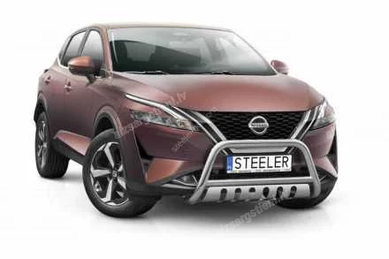 STEELER PRIEKŠĒJAIS A FORMAS AIZSARGSTIENIS AR ŠĶĒRSSTIENI UN AIZSARGPLĀKSNI NISSAN Qashqai