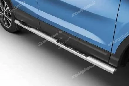 STEELER ROUND SIDE BARS WITH INTEGRATED FOOTSTEPS