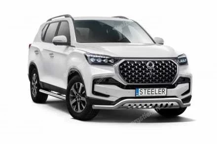STEELER PRIEKŠĒJAIS ZEMAIS AIZSARGSTIENIS AR AIZSARGPLĀKSNI SSANGYONG/KGM Rexton