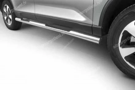 STEELER ROUND SIDE BARS WITH INTEGRATED FOOTSTEPS