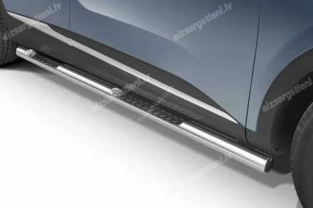 STEELER ROUND SIDE BARS WITH INTEGRATED FOOTSTEPS