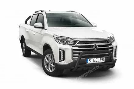 STEELER PRIEKŠĒJAIS A FORMAS AIZSARGSTIENIS AR ŠĶĒRSSTIENI UN AIZSARGPLĀKSNI SSANGYONG/KGM Musso