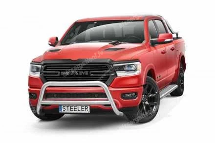 STEELER PRIEKŠĒJAIS A FORMAS AIZSARGSTIENIS AR ŠĶĒRSSTIENI DODGE RAM 1500