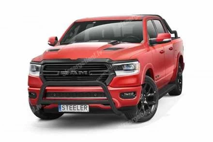STEELER PRIEKŠĒJAIS A FORMAS AIZSARGSTIENIS AR ŠĶĒRSSTIENI DODGE RAM 1500