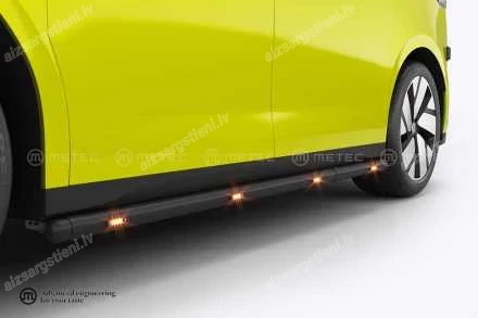 METEC ROUND SIDE PROTECTION BARS WITH ADDITIONAL LED BODY LIGHTS (L1 WHEELBASE)