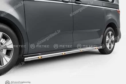 METEC ROUND SIDE PROTECTION BARS WITH ADDITIONAL LED BODY LIGHTS