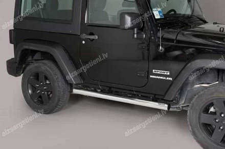 MISUTONIDA ROUND SIDE BARS WITH PLASTIC FOOTSTEPS JEEP Wrangler