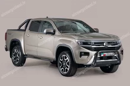 MISUTONIDA OVAL SIDE BARS WITH PLASTIC FOOTSTEPS VOLKSWAGEN Amarok