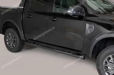 MISUTONIDA ROUND SIDE BARS WITH PLASTIC FOOTSTEPS FORD Ranger