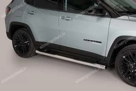 MISUTONIDA ROUND SIDE BARS WITH PLASTIC FOOTSTEPS JEEP Compass