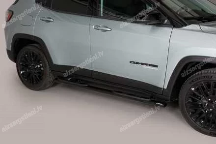 MISUTONIDA OVAL SIDE BARS WITH PLASTIC FOOTSTEPS JEEP Compass