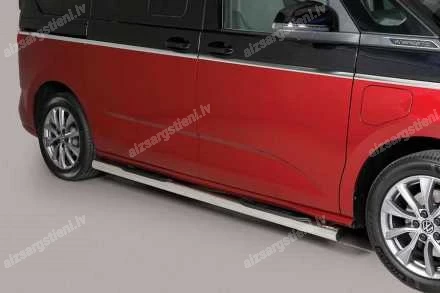MISUTONIDA ROUND SIDE BARS WITH PLASTIC FOOTSTEPS VOLKSWAGEN T7