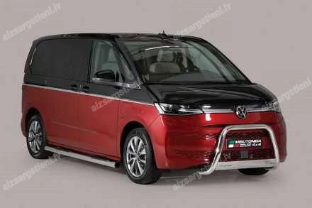 MISUTONIDA ROUND SIDE BARS WITH PLASTIC FOOTSTEPS VOLKSWAGEN T7