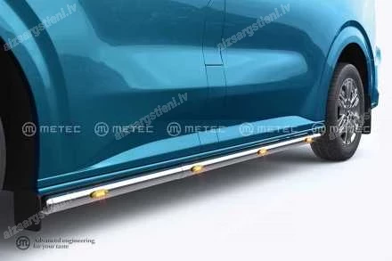 METEC ROUND SIDE PROTECTION BARS WITH ADDITIONAL LED BODY LIGHTS (L2 WHEELBASE)